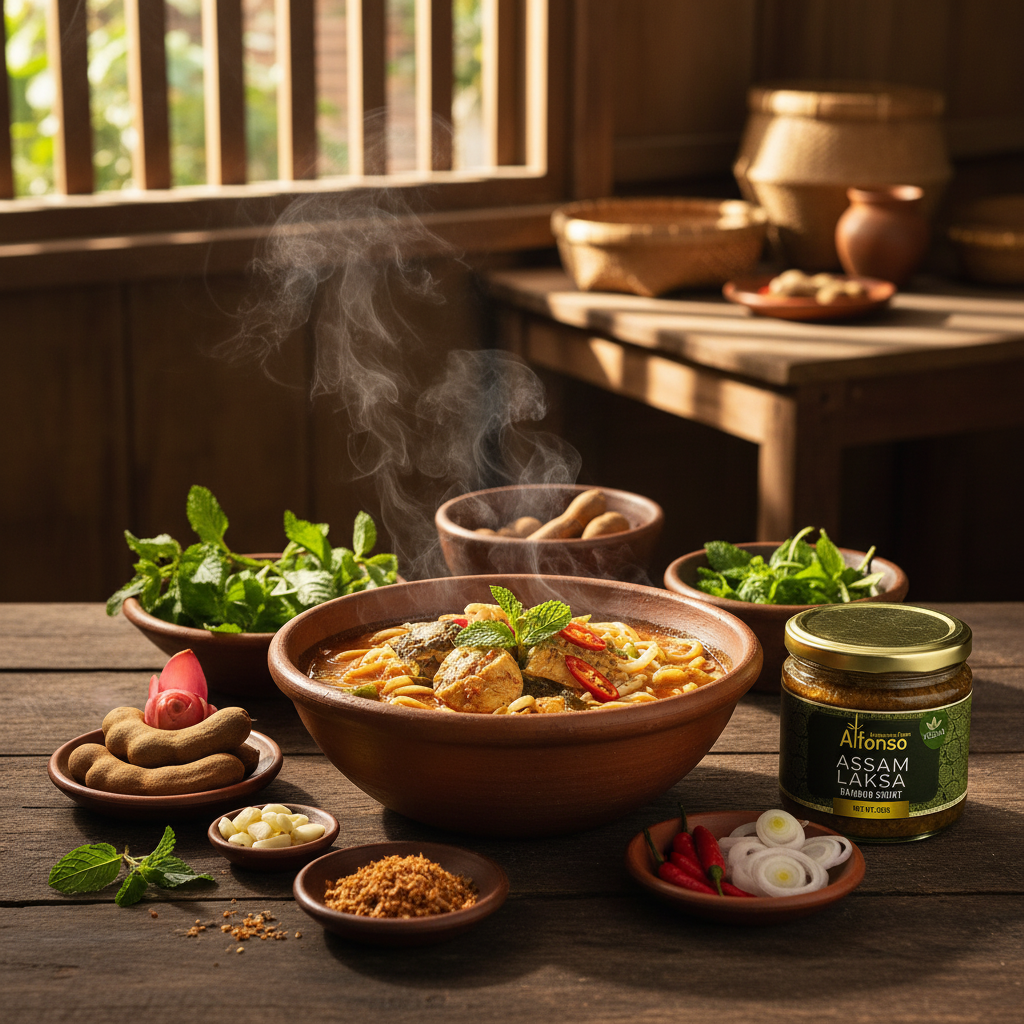 Gourmet Assam Laksa Labong - Tangy Tamarind Heat