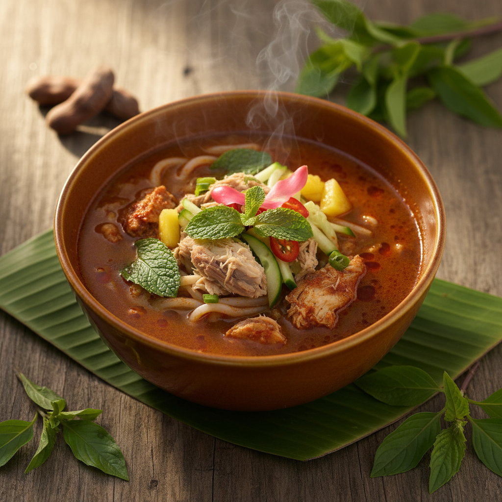 Gourmet Assam Laksa Labong - Tangy Tamarind Heat